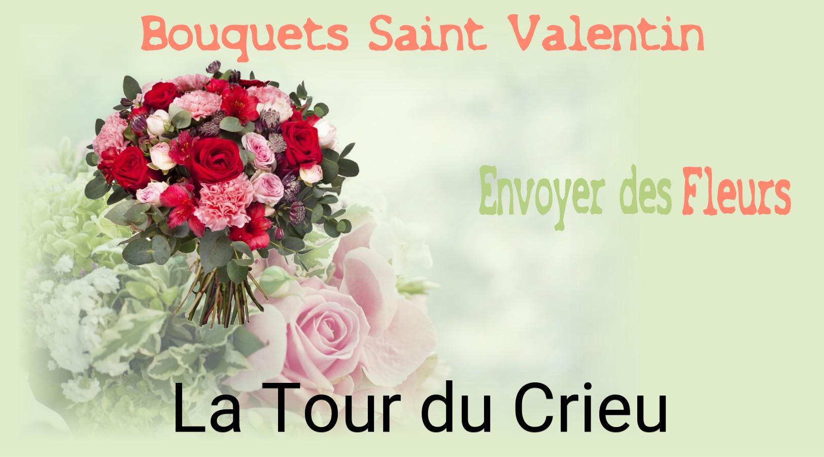 Roses de Saint-Valentin livrées à La Tour-du-Crieu